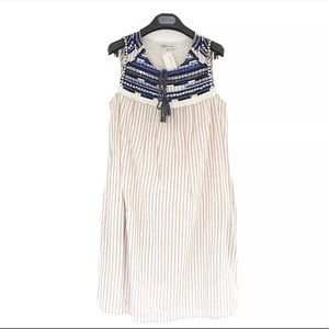 NWT Neiman Marcus Sleeveless Dress Multicolor Sz 4
